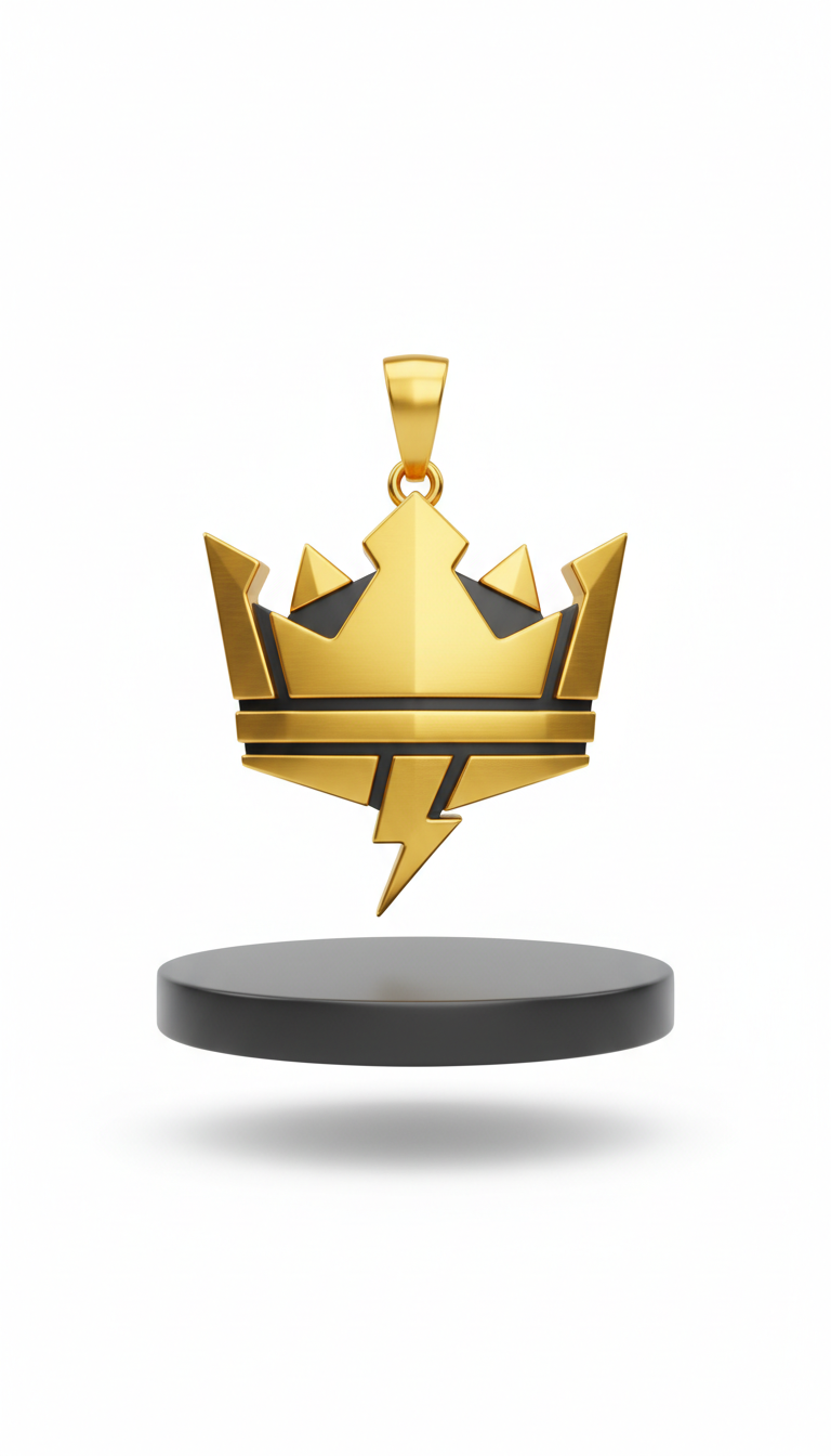 Pendentif hype sculpté en or édition collector