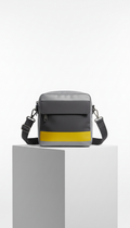 Sac bandoulière urbain argenté édition collaboration